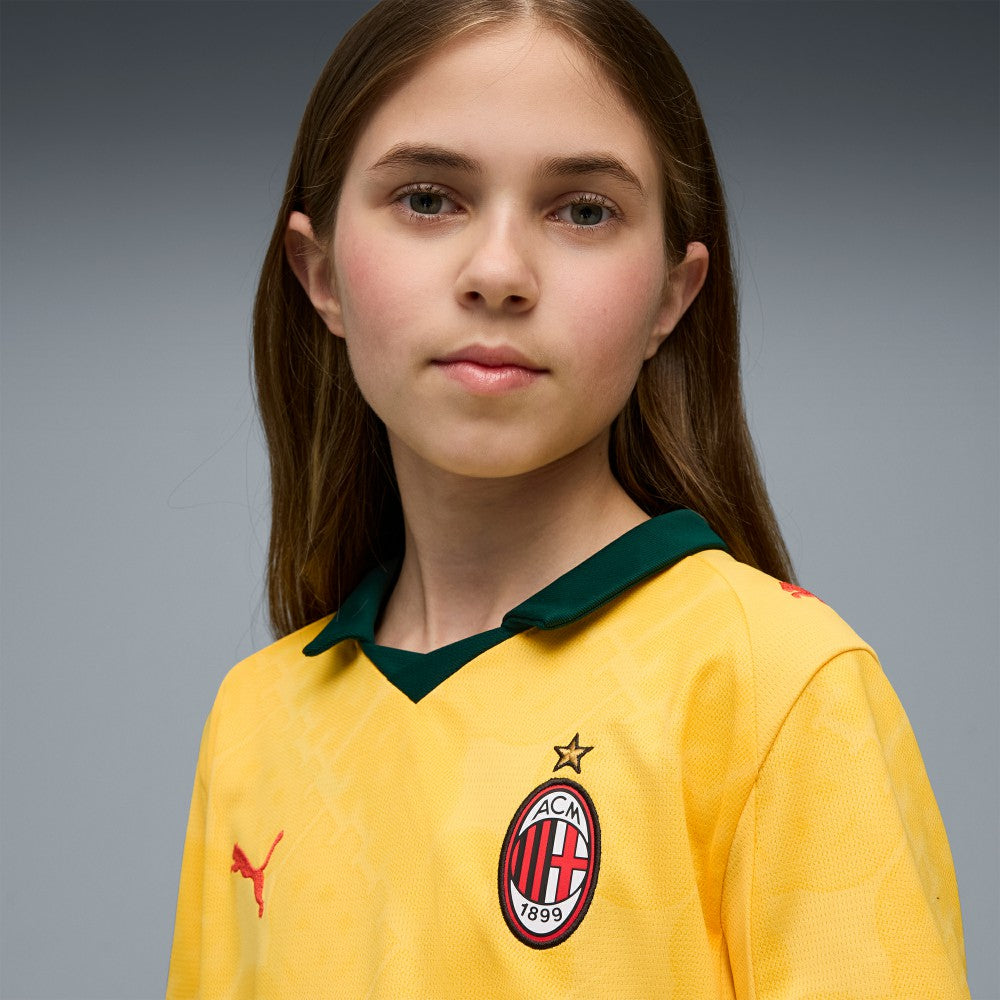 AC Milan Youth 2025/26 Third Replica Jersey - Yellow | Puma discount