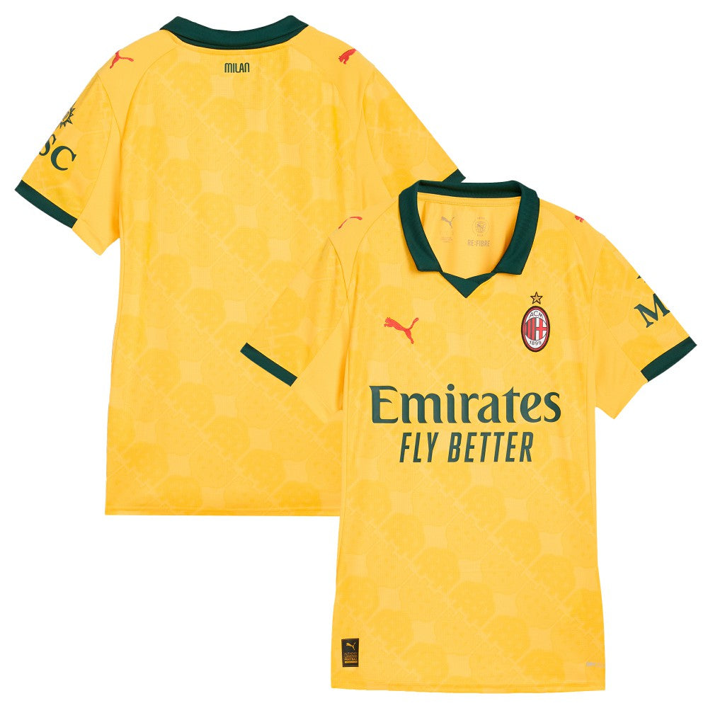 AC Milan Women's 2025/26 Third Replica Jersey - Yellow | Puma on sale