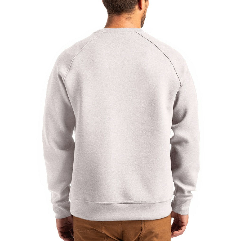 San Francisco 49ers Cutter & Buck Throwback Roam Recycled Raglan Pullover Sweatshirt - Gray on sale