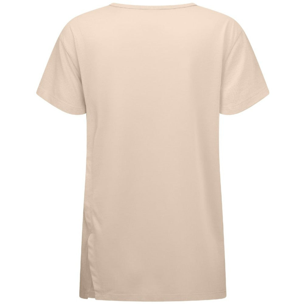Boston Red Sox Levelwear Women's Influx Protect W T-Shirt - Khaki