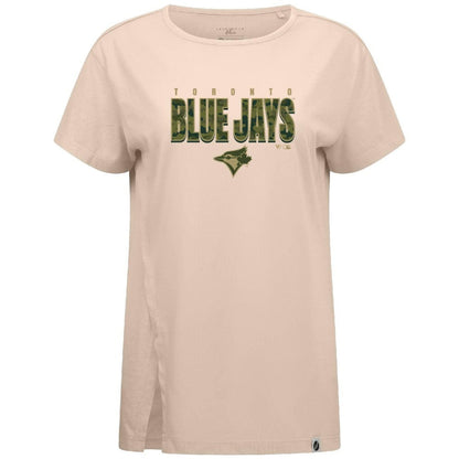 Toronto Blue Jays Levelwear Women's Influx Protect W T-Shirt - Khaki