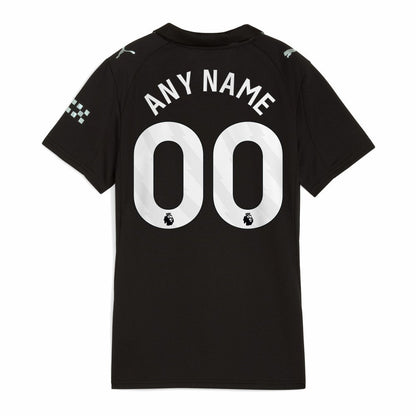 Manchester City Women's 2025/26 Away Replica Custom Jersey - Black | Puma sale