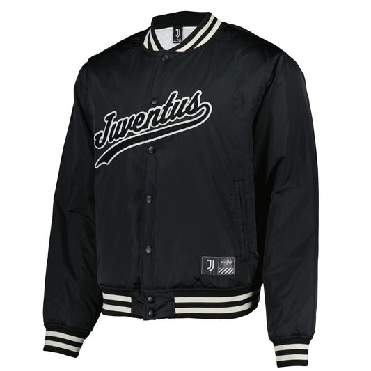 Juventus Collegiate Sateen Full-Snap Jacket - Black | Fanatics for sale