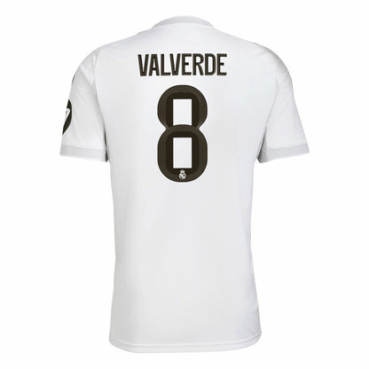 Federico Valverde Real Madrid 2025/26 Home Replica Jersey - White | Adidas shop
