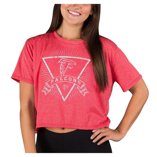 Atlanta Falcons Concepts Sport Women's Quest Knit Crop Top - Red outlet