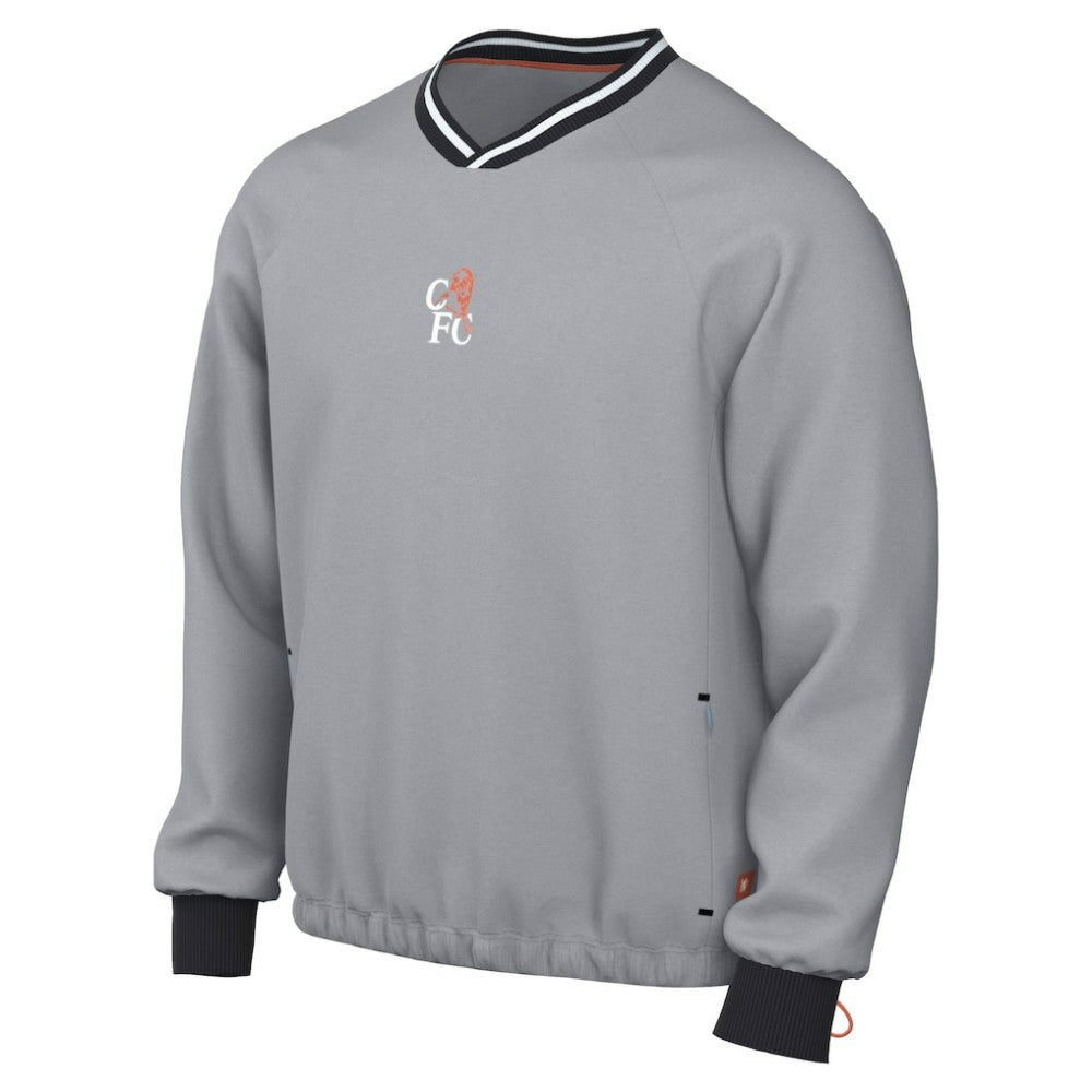 Chelsea 2025/26 Academy Shell Pullover - Gray | Nike discount