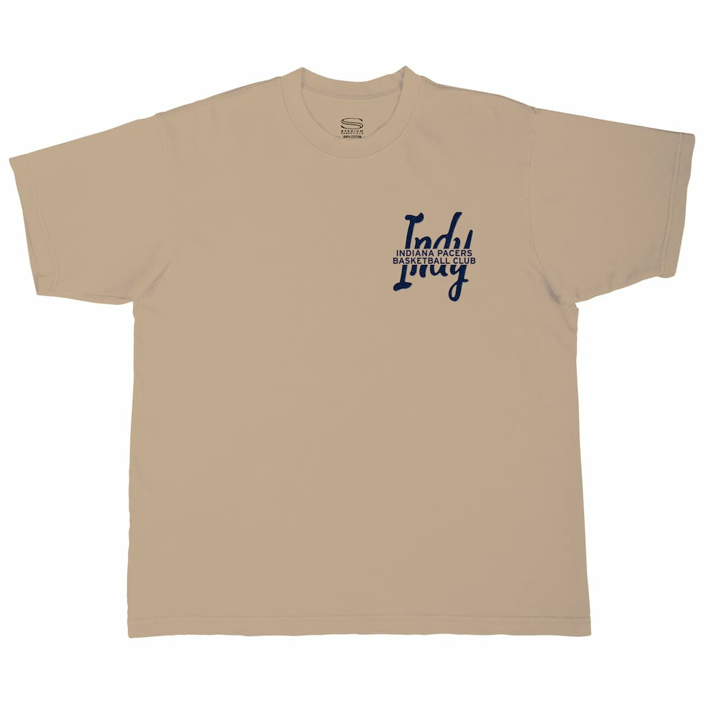 Indiana Pacers Stadium Essentials Unisex Urban T-Shirt - Tan for sale