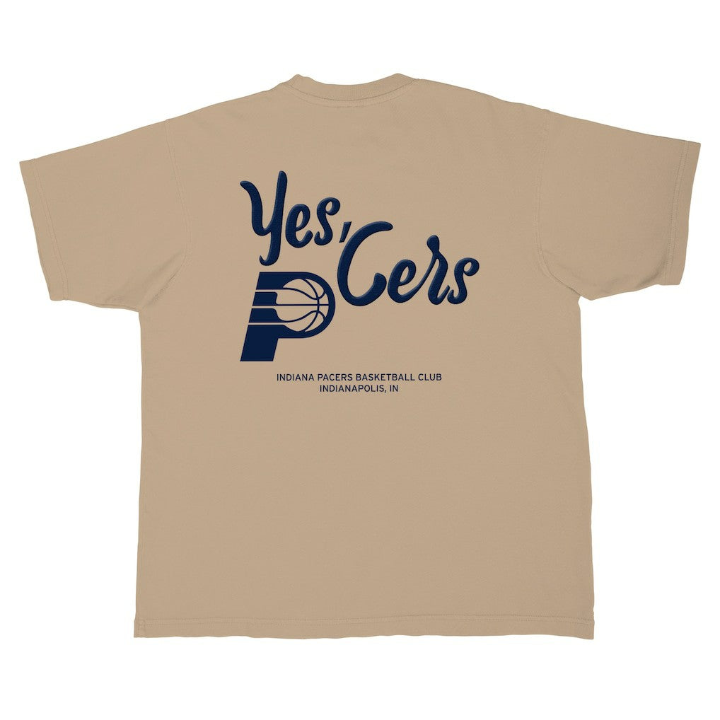 Indiana Pacers Stadium Essentials Unisex Urban T-Shirt - Tan for sale