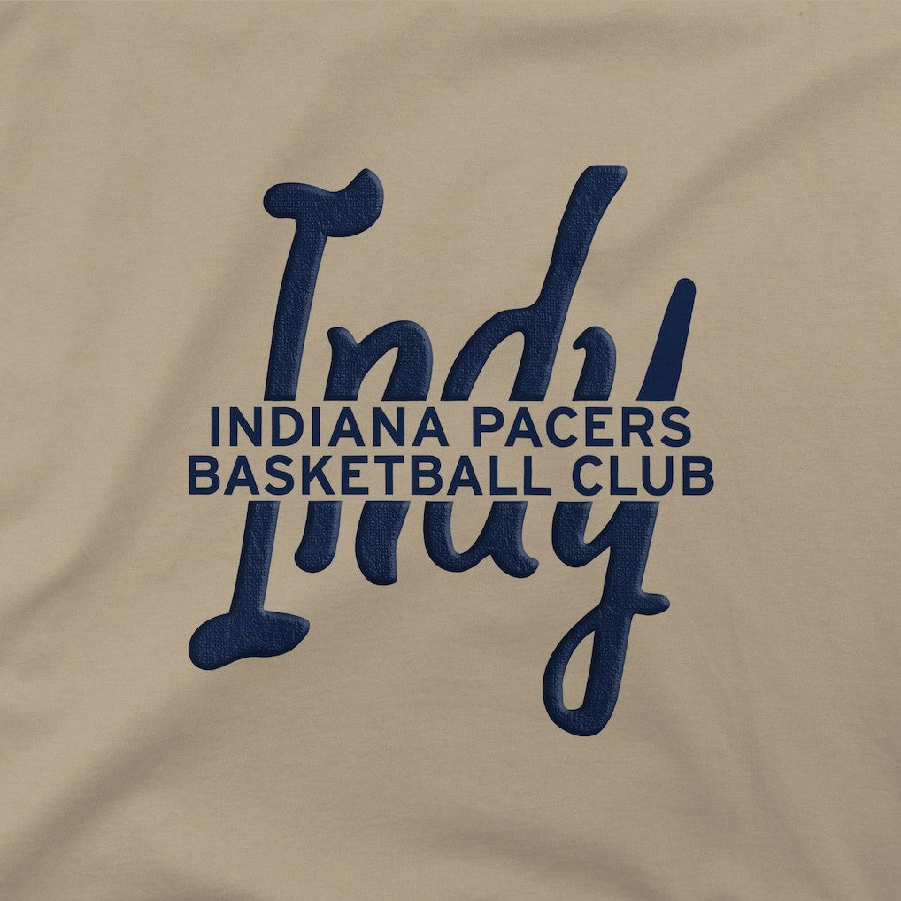 Indiana Pacers Stadium Essentials Unisex Urban T-Shirt - Tan for sale