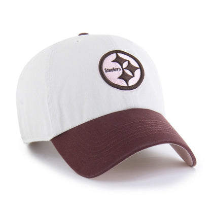 Pittsburgh Steelers '47 Unisex Love Letter Clean Up Adjustable Hat - Stone/Burgundy on sale