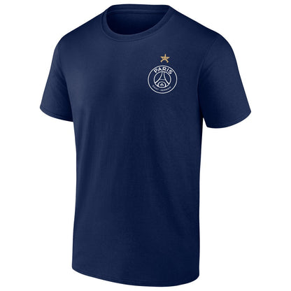 Paris Saint-Germain 2025 Champions League Winners Eiffel Star T-Shirt - Navy shop