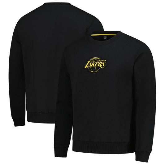 Los Angeles Lakers Stadium Essentials Unisex Club Level Chenille Sweatshirt - Black shop