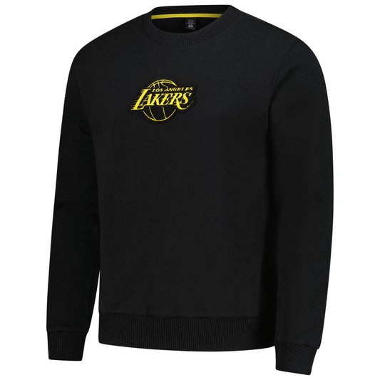 Los Angeles Lakers Stadium Essentials Unisex Club Level Chenille Sweatshirt - Black shop