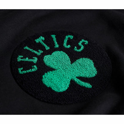 Boston Celtics Stadium Essentials Unisex Club Level Chenille Sweatshirt - Black for sale