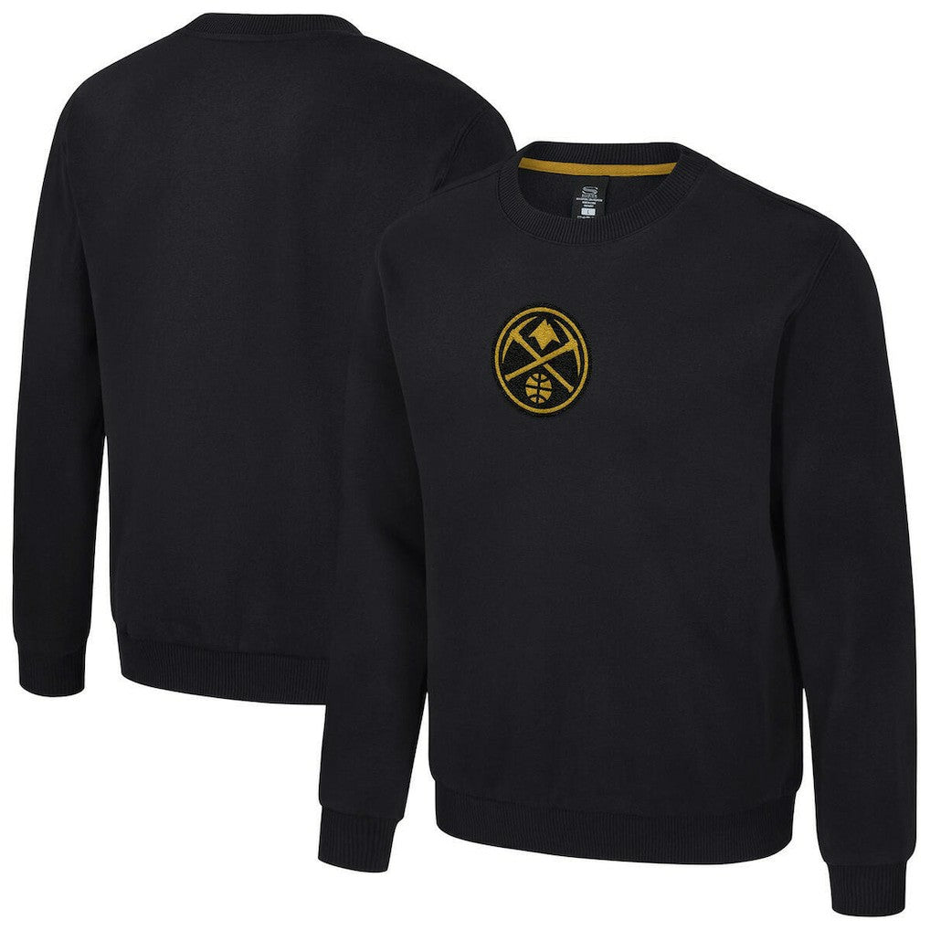 Denver Nuggets Stadium Essentials Unisex Club Level Chenille Sweatshirt sale - Black sale