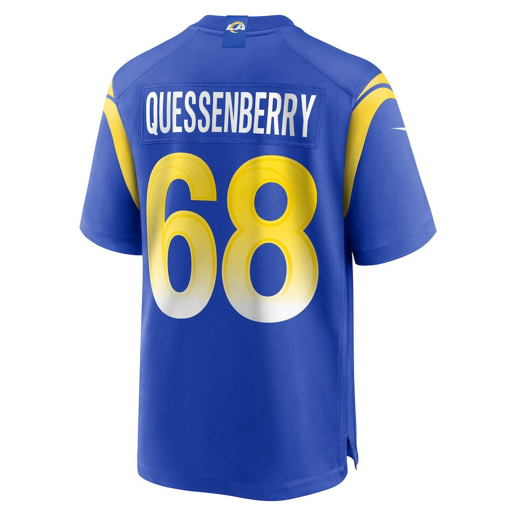 David Quessenberry Los Angeles Rams Team Game Jersey - Royal | Nike online