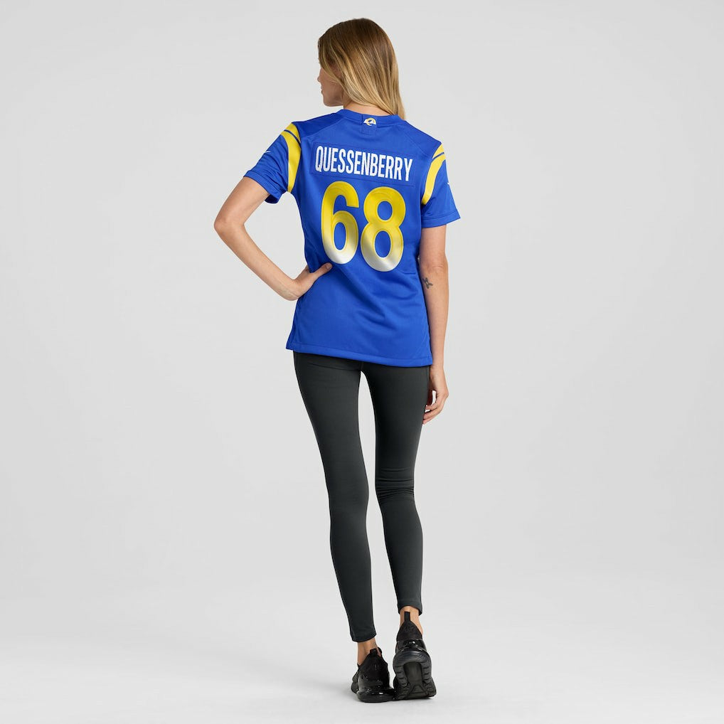 David Quessenberry Los Angeles Rams Women's Team Game Jersey - Royal | Nike discount