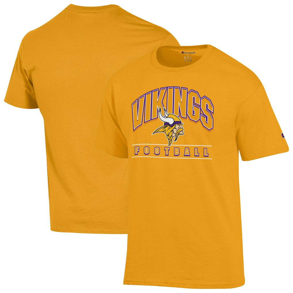 Minnesota Vikings Champion Football T-Shirt - Gold for sale
