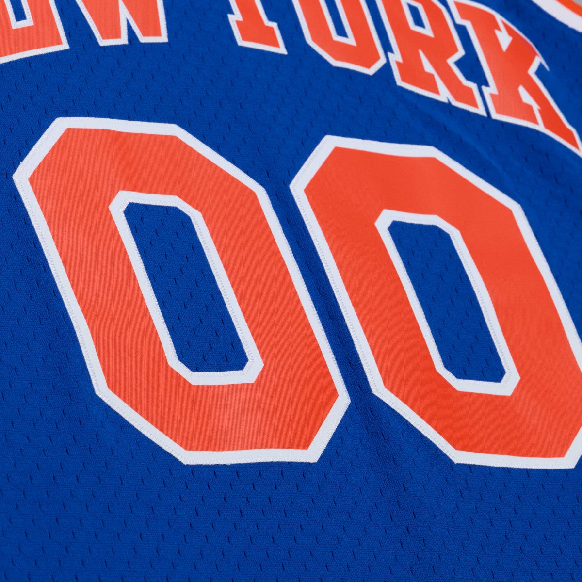 MF DOOM x NY Knicks x A New York Story Fashion Jersey - Blue | Mitchell & Ness outlet
