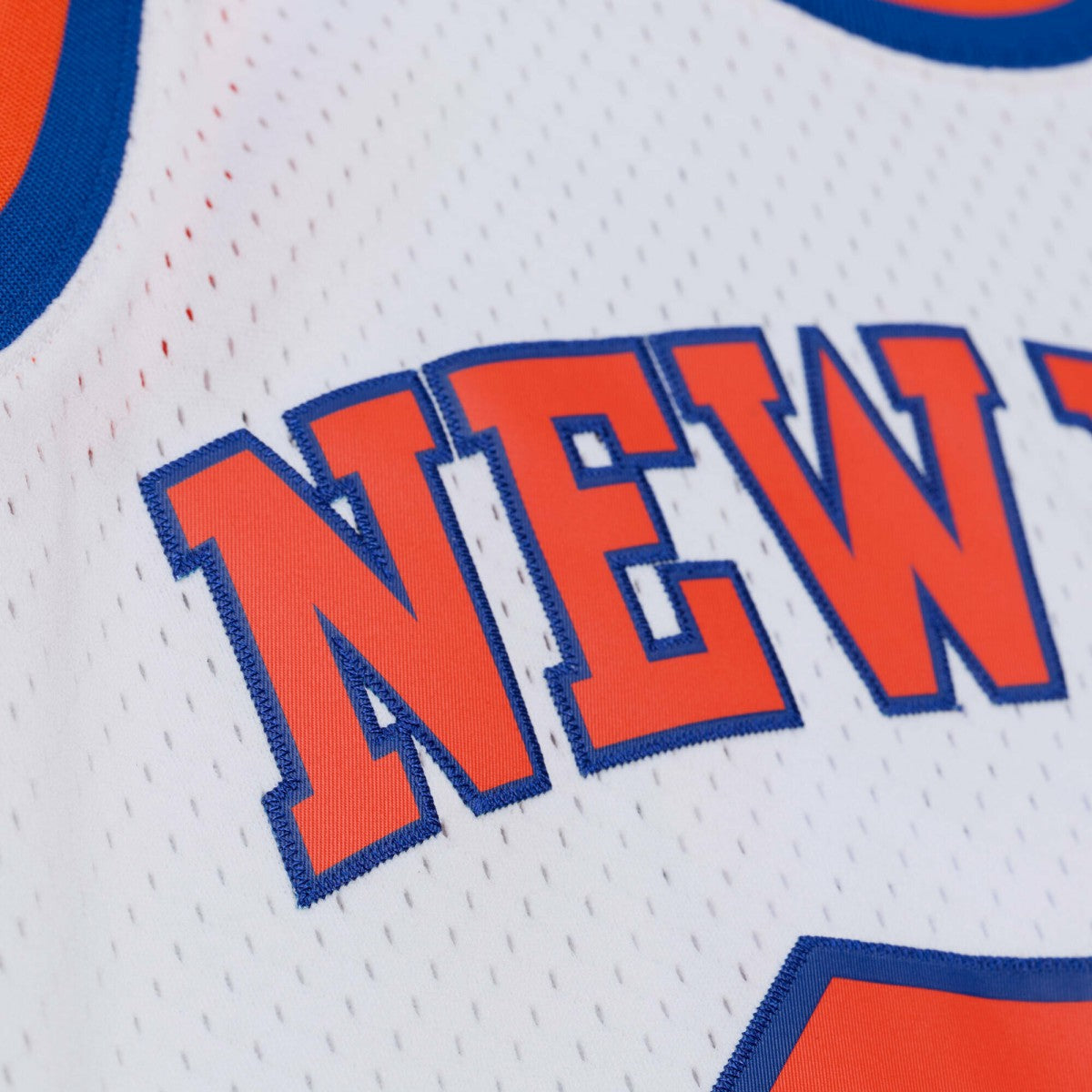 MF DOOM x NY Knicks x A New York Story Fashion Jersey - White | Mitchell & Ness shop