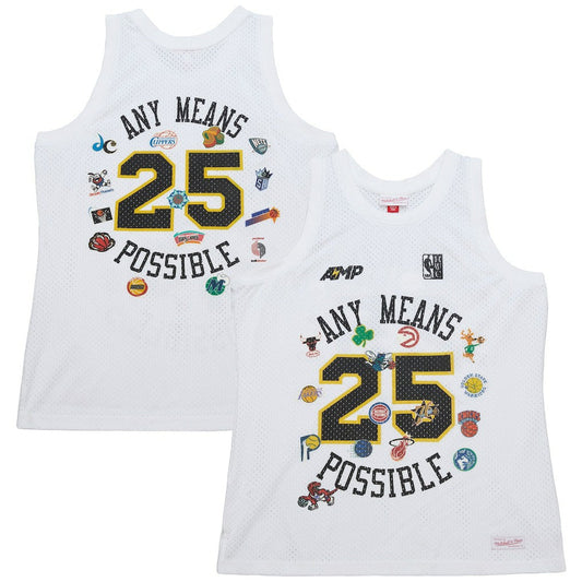 x NBA x AMP Mesh Tank Top - White | Mitchell & Ness online
