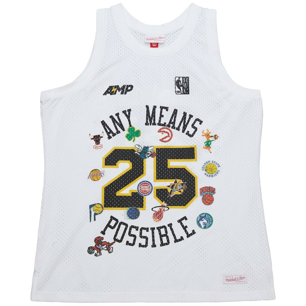 x NBA x AMP Mesh Tank Top - White | Mitchell & Ness online