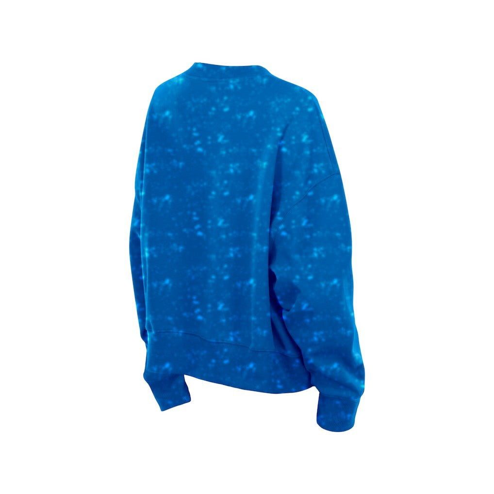 Buffalo Bills New Era Women's Throwback Oversized Boxy Sweatshirt - Royal cheap
