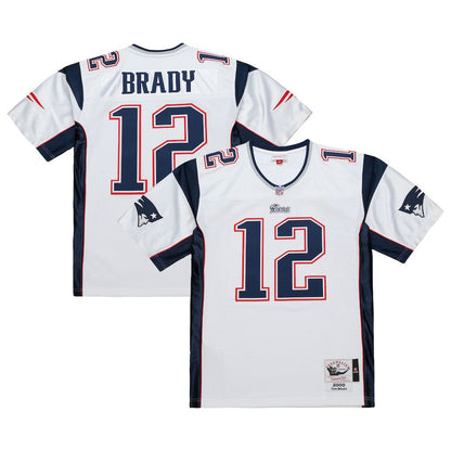 Tom Brady New England Patriots 2000 Authentic Jersey - White cheap