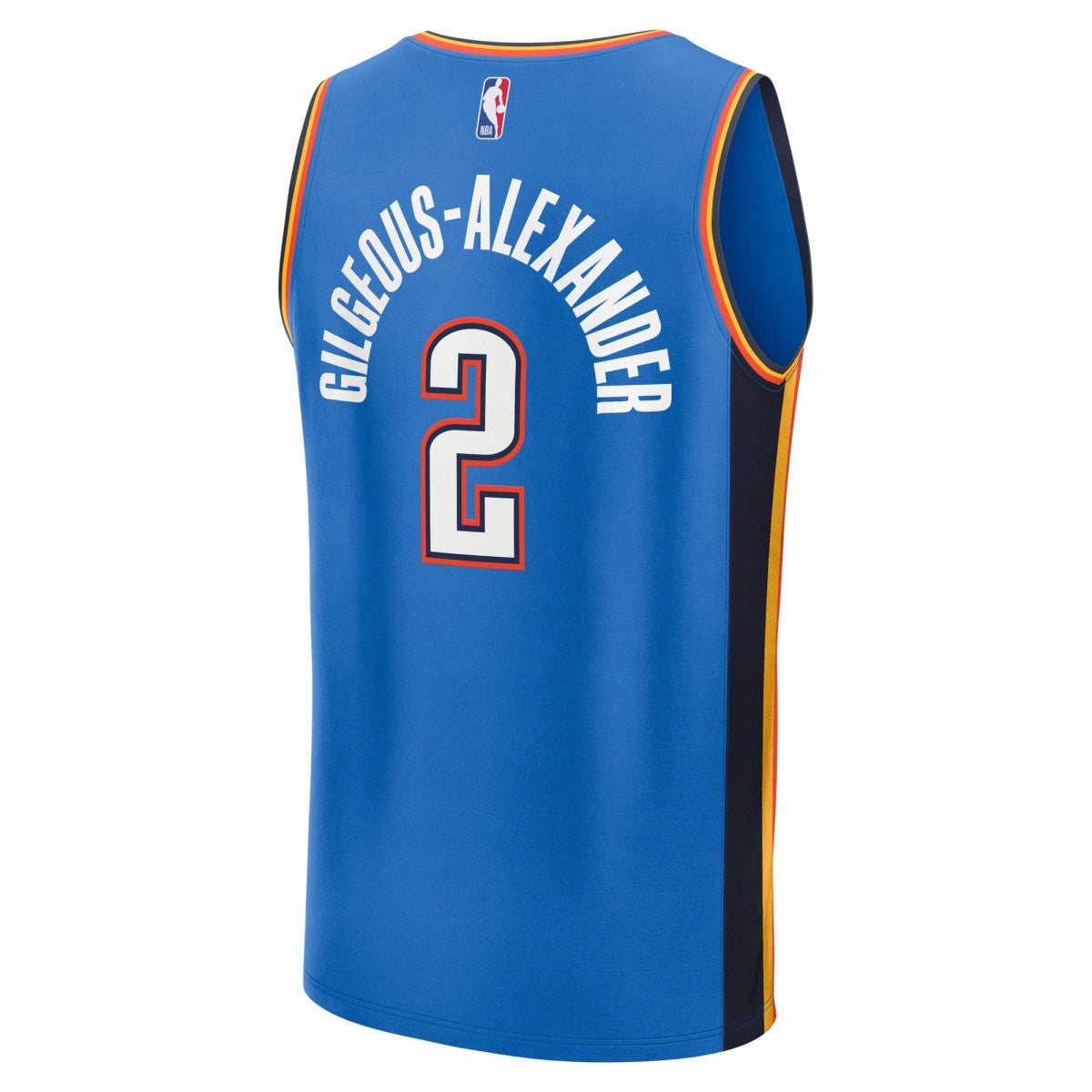 Shai Gilgeous-Alexander Oklahoma City Thunder Fast Break Replica Player Jersey - Icon Edition - Blue | Fanatics sale