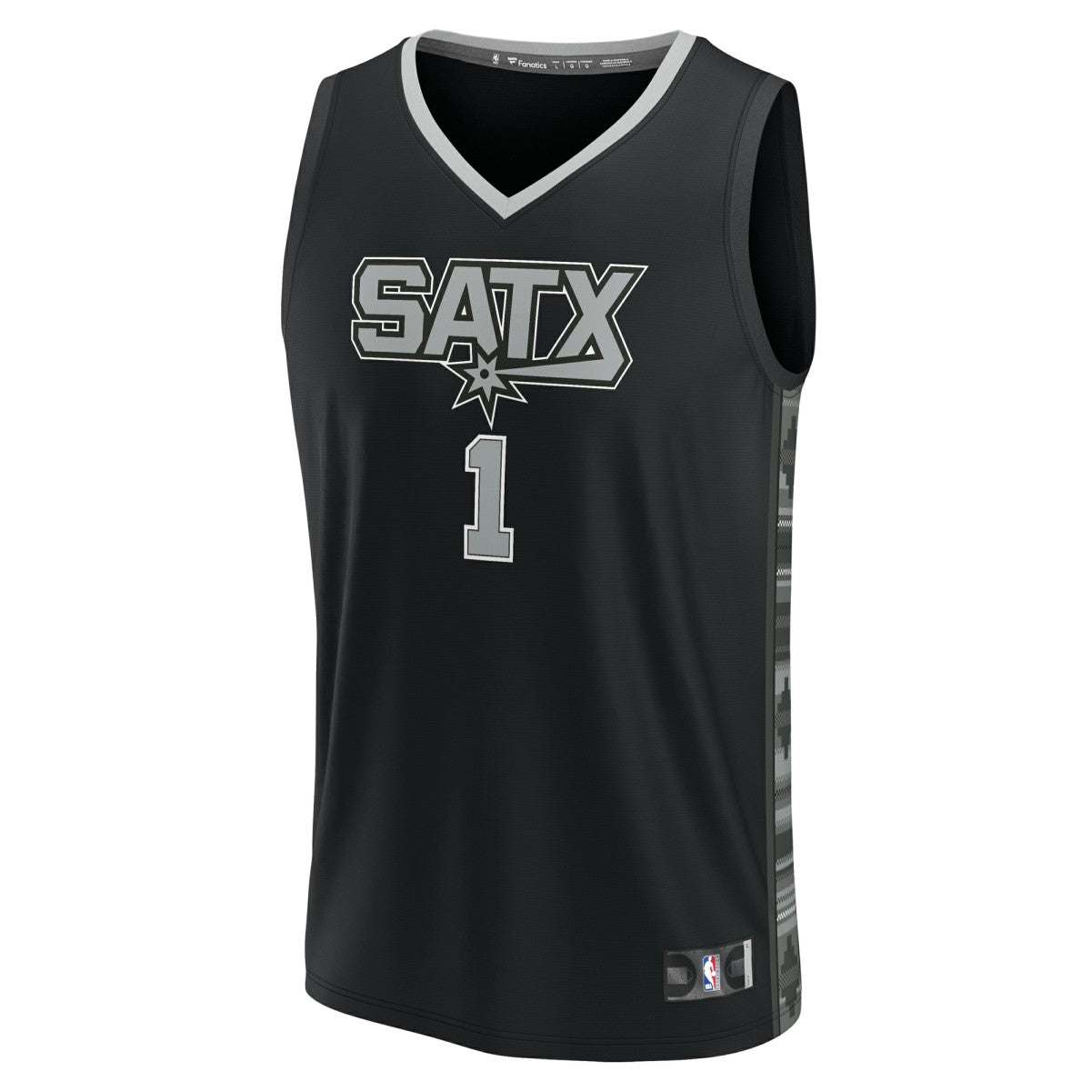 Victor Wembanyama San Antonio Spurs Fast Break Replica Player Jersey - Statement Edition - Black | Fanatics on sale