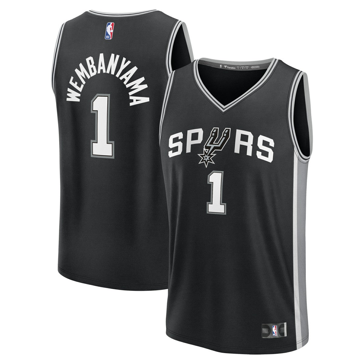 Victor Wembanyama San Antonio Spurs Youth Fast Break Replica Player Jersey - Icon Edition - Black | Fanatics sale