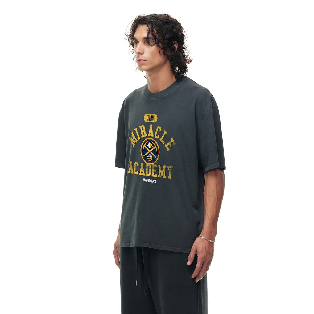 Denver Nuggets Unisex Miracle Academy x NBA Collection Vintage Boxy T-shirt sale - Heather Black sale