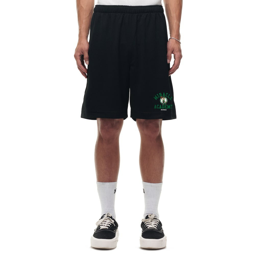 Boston Celtics Unisex Miracle Academy x NBA Collection Baggy Mesh P.E. Shorts - Black outlet