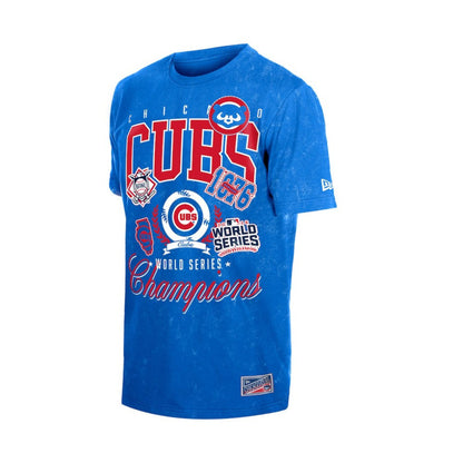 Chicago Cubs Mineral Wash T-Shirt - Royal | New Era