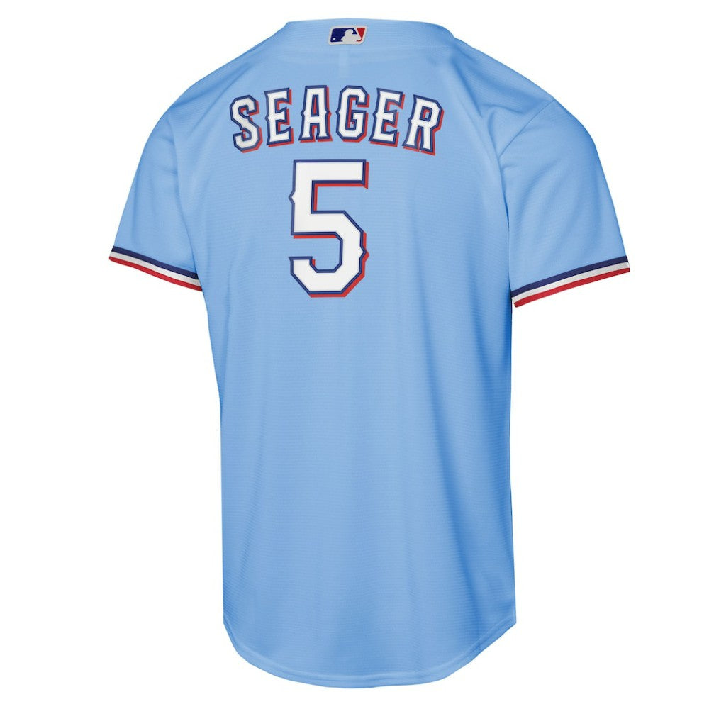 Corey Seager Texas Rangers Youth Alternate Replica Jersey - Light Blue | Nike