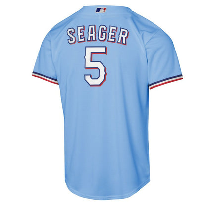 Corey Seager Texas Rangers Youth Alternate Replica Jersey - Light Blue | Nike