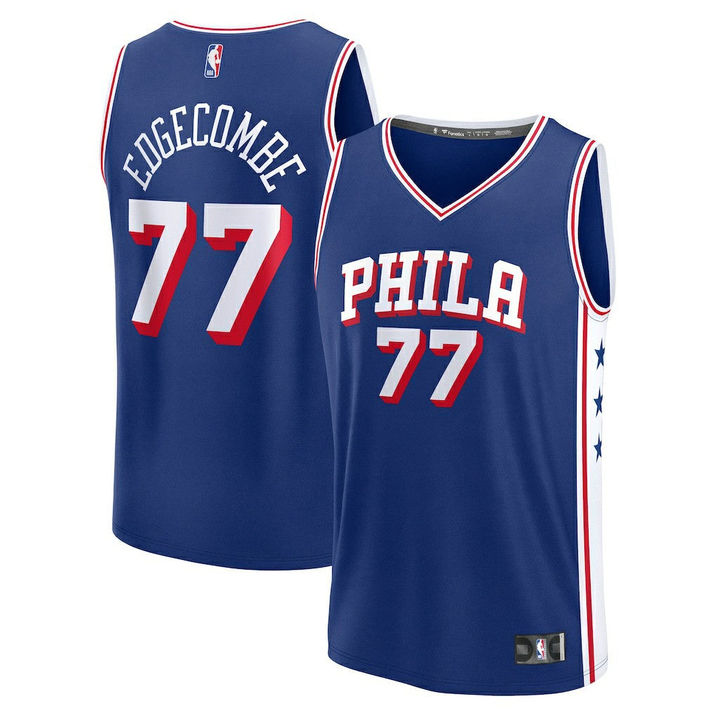 V. J. Edgecombe Philadelphia 76ers Youth 2025 NBA Draft First Round Pick Fast Break Replica Jersey - Icon Edition - Royal | Fanatics sale