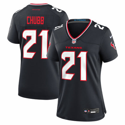 Nick Chubb Houston Texans Women's Team Game Jersey - Navy | Nike for sale