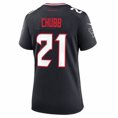 Nick Chubb Houston Texans Women's Team Game Jersey - Navy | Nike for sale