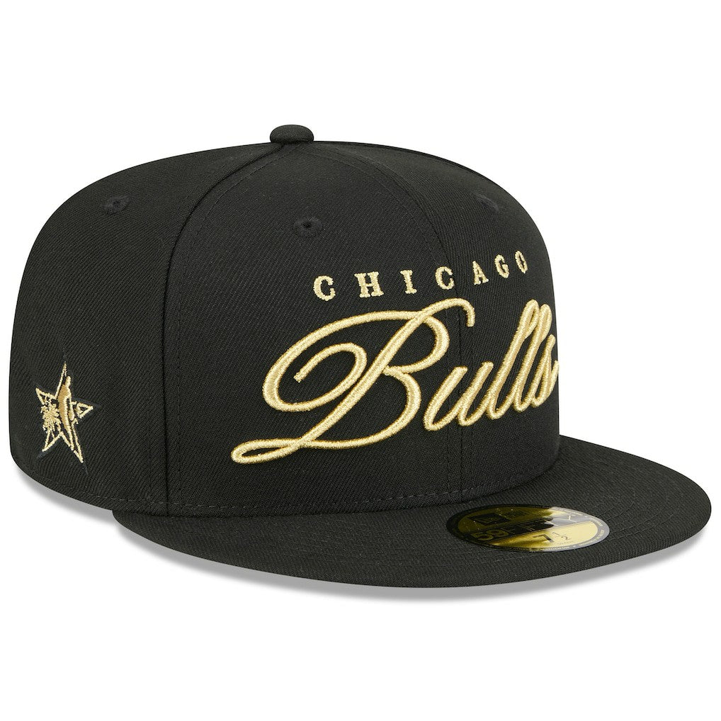Chicago Bulls 2026 NBA All-Star Game Script 59FIFTY Fitted Hat - Black | New Era cheap