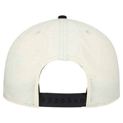 Chicago Bulls Stretched 2-Tone A-Frame 9FIFTY Adjustable Hat - Cream/Black | New Era online