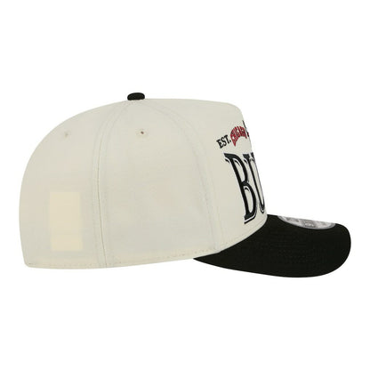 Chicago Bulls Stretched 2-Tone A-Frame 9FIFTY Adjustable Hat - Cream/Black | New Era online