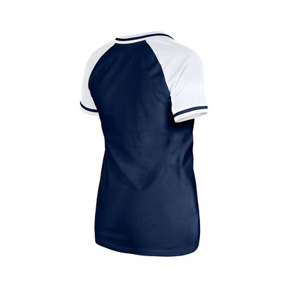 Chicago Cubs Women's Gameday V-Neck T-Shirt - Navy | New Era