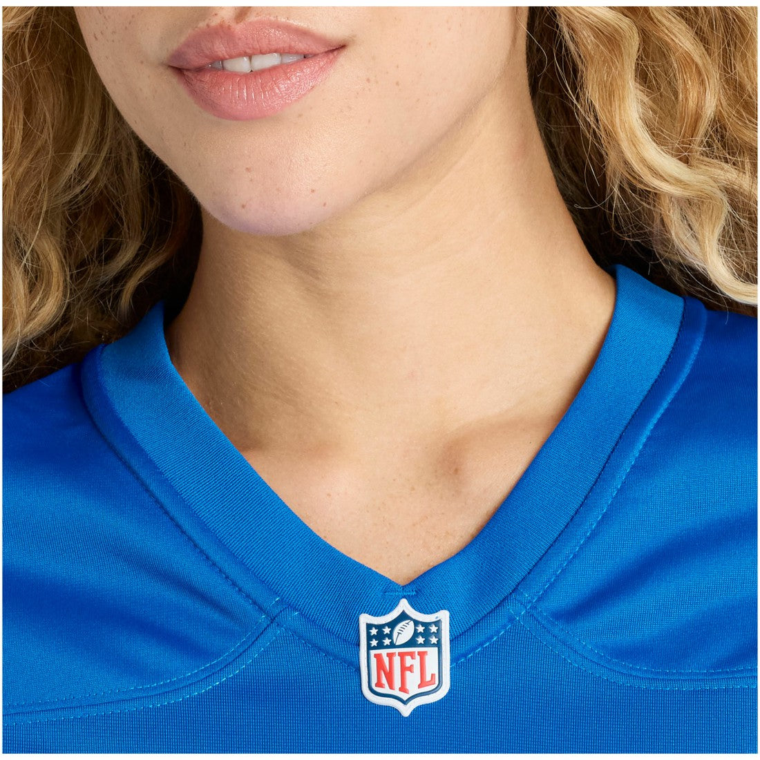 Tyleik Williams Detroit Lions Women's Team Game Jersey - Blue | Nike for sale