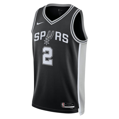 Dylan Harper San Antonio Spurs Unisex 2025 NBA Draft First Round Pick Swingman Jersey - Icon Edition - Black | Nike outlet
