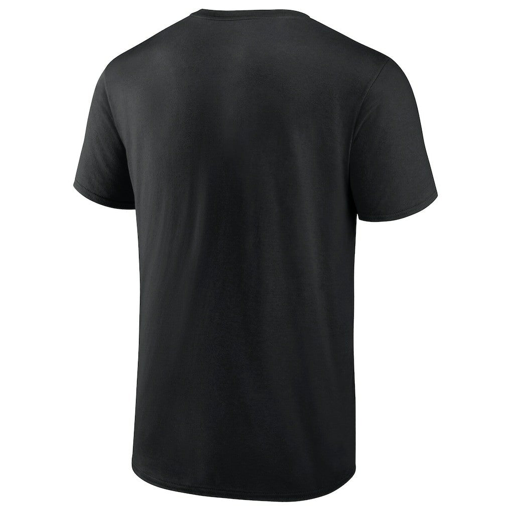 Detroit Pistons Color Block Slant Quick Strike T-Shirt sale - Black on sale