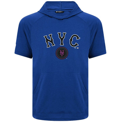 New York Mets Levelwear City Connect Phase Back Plash Hoodie T-Shirt - Royal