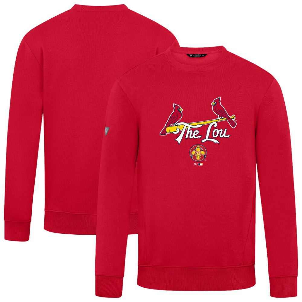 St. Louis Cardinals Levelwear City Connect Zane Back Splash Sweatshirt - Red