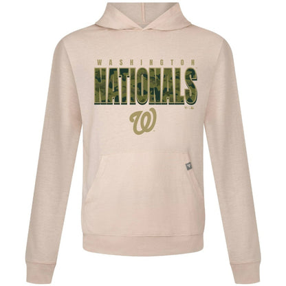 Washington Nationals Levelwear Relay Protect Pullover Hoodie - Khaki