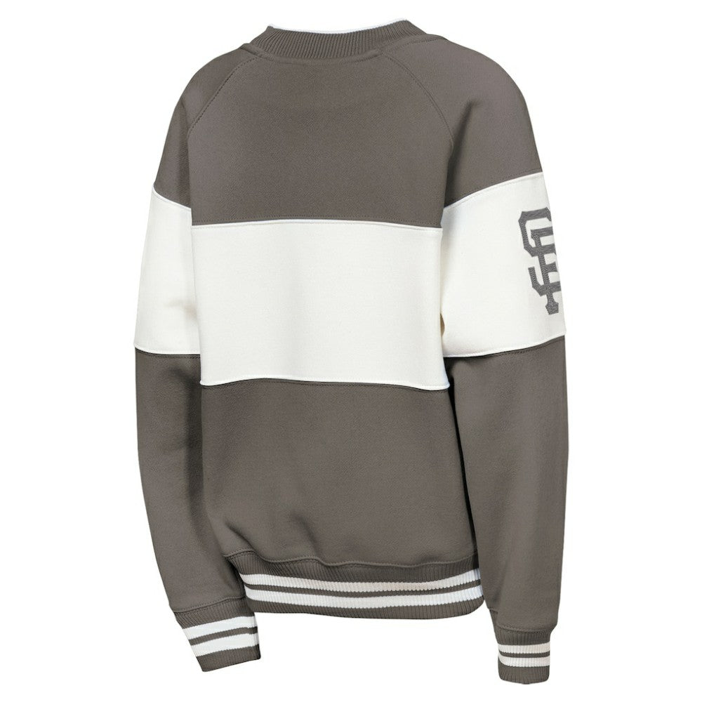 San Francisco Giants Outerstuff Youth Ultimate Pastels On Base Sweatshirt - Gray